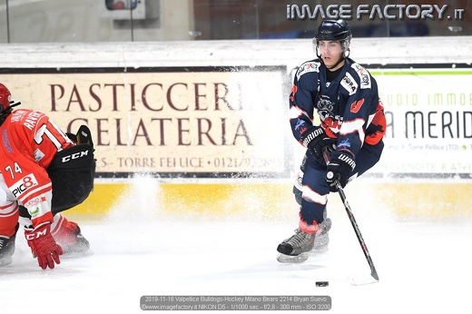 2019-11-16 Valpellice Bulldogs-Hockey Milano Bears 2214 Bryan Suevo